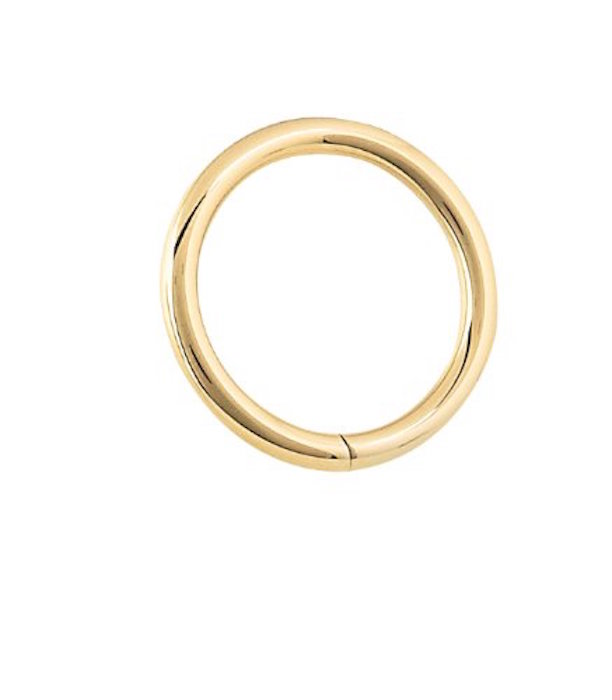 Body Gems 14k Seamless Ring (Continuous Ring) 14 Gauge 5/8